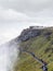 people on path to viewpoint of Gullfoss waterfall