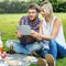 People Picnic Togetherness Relaxation DIgital Tablet Technology