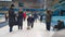 People play in curling for recreation purpose in ice arena during winter season