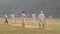 People playing cricket match in Mumbai, India