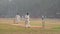 People playing cricket match in Mumbai, India