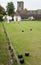 People playing Flat Lawn Bowls