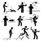 People Playing Remote Outdoor Toys Pictogram