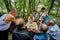 People playing Xiangqi chinese chess China