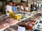 People at Ponta da Praia fishing market