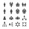 People and population icon set