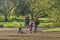 People at Prado Park, Montevideo, Uruguay