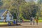 People at Prado Park, Montevideo, Uruguay