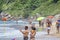 People at Praia do Tombo beach