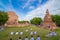 People pray at Wat Maheyong , Ayutthaya