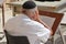 People pray a the Western Wall