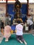People praying at Wat Suthat Thepwararam in Bangkok