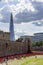 People preparing Poppy display at the Tower of London on August 22, 2014. Unidentified people