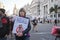 People protesting against offshore oil exploitation in Argentina