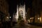 People queue for Christmas Midnight Mass at Bath Abbey