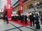 People queue up in front of a booth selling tickets for the Berlinale Film Festival