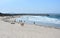 People relaxing at Forster Main beach