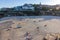 People relaxing and having sunbath on beach