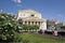 People relaxing in the Park near the Bolshoi theater, Moscow