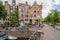People relaxing on the Prinsengracht, Amsterdam