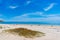 People relaxing on Seacliff beach in Holdfast bay, Australia