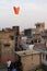 People releasing a chinese lantern in Jaipur