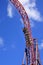 People Ride on a Roller Coaster in Dreamworld