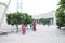 People roaming at Dandi Kutir Salt Mount Museum, Gandhinagar, Gujarat, India