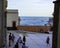 People at Santa Maria Assunta Church and Bell Tower in Positano,