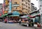 People sell foods on street at New Taipei district in Taipei, Taiwan