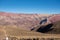 People in the Serrania de Hornocal, the hill of the fourteen colors in the Quebrada de Humahuaca , Jujuy, Argentina in 2023