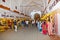 People shop inside the Meena Bazaar in the Red Fort