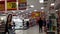 People shopping inside Target store