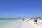 People at Siesta Beach, Florida