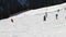 People Skiing On Dolomites Mountains Italy