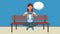 People and smartphone chat HD animation