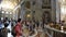 The people in St. Peter`s Basilica, Vatican city