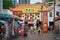 People in a street of Chinatown, Singapore