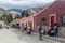 People on a street in Purmamarca village