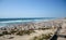 People swiming and relaxing on the Beach lacanau-ocean