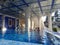 People in swimming pool at spa Aphrodite - Rajecke Teplice, Slovakia