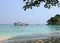 People swimming on the sea in Koh Rong, Cambodia