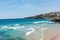 People swimming at Tamarama Beach in Sydney, Australia