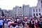 People take part in demonstration in Minsk, August 16, 2020 against the police violence in country and the illegally operating