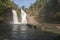 People taking batch in Tirathgarh waterfall near Jagdalpur,Chhattisgarh, India