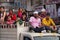 People taking part in car procession during Guru Nanak Gurpurab