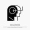 People, Teaching, Head, Mind solid Glyph Icon vector