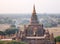 People on the top of South Guni temple in Bagan, Myanmar