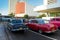 People and traffic in downtown Havana