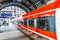 People travel at Alexanderplatz subway station in Berlin